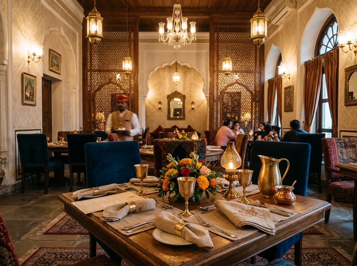 Naushijaan Restaurant refined interior and dining ambience in Lucknow